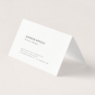 Carte De Visite Professionnel minimaliste moderne tendance