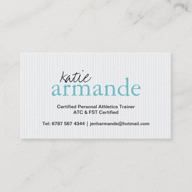 Carte de visite professionnel moderne (Devant)