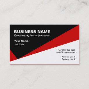 Carte de visite professionnel moderne