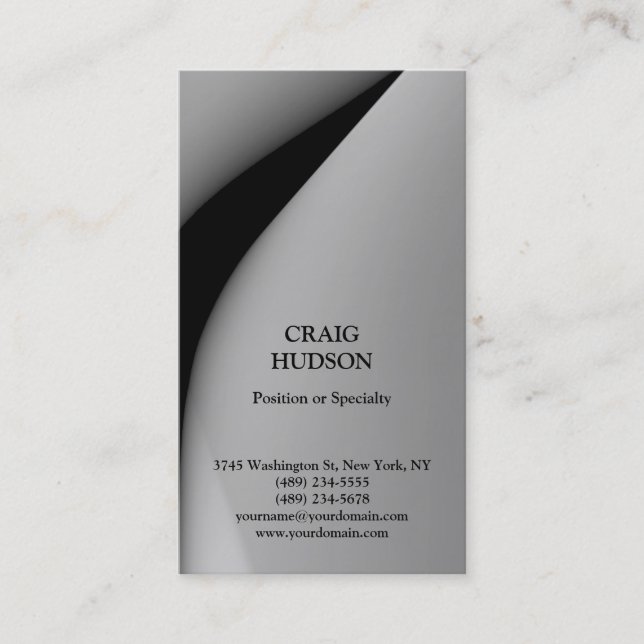 Carte de visite professionnel moderne (Devant)