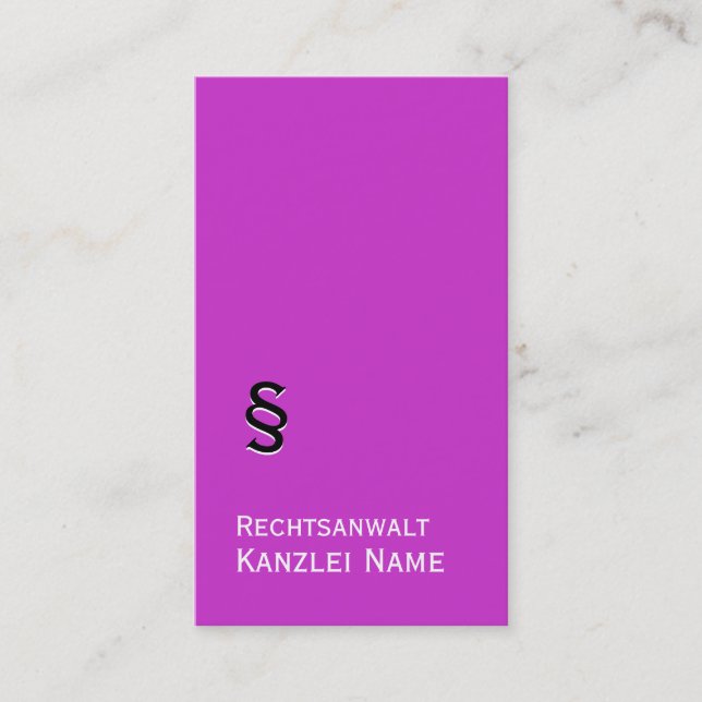 Carte De Visite professionnel moderne (Devant)
