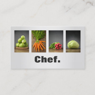 Carte De Visite Professionnel moderne Chef en nutrition Élégant