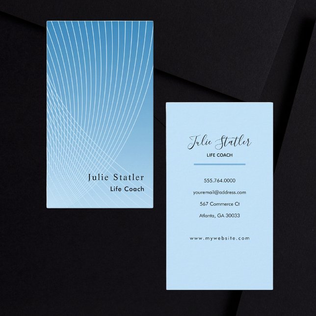 Carte De Visite Professionnel Moderne Coach Mentor Conseiller (Créateur téléchargé)