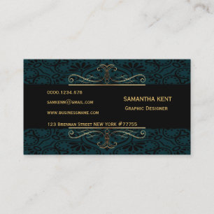 Carte De Visite Professionnel Moderne Élégant
