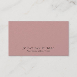 Carte De Visite Professionnel Moderne Elegant Pearl Finish Luxe