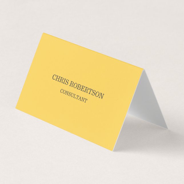 Carte De Visite Professionnel Moderne Élégant Simple (Devant)
