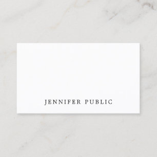 Carte De Visite Professionnel Moderne Élégant Simple Design Modèle