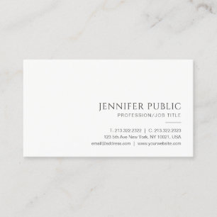 Carte De Visite Professionnel Moderne Élégant Simple Modèle Best