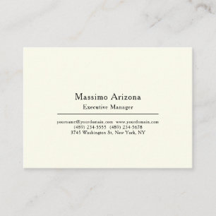 Carte De Visite Professionnel Moderne Minimaliste Simple