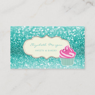 Carte De Visite Professionnel moderne, Parties scintillant Bokeh, 
