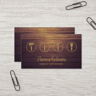 Carte De Visite Professionnel Moderne Réparation des maisons Handy