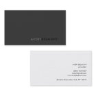 Professionnel Moderne Simple Noir Minimaliste