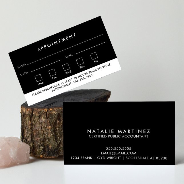 Carte De Visite Professionnel Moderne Simple Votre Prochain Rendez (Créateur téléchargé)