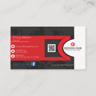 Carte de visite professionnel mondial