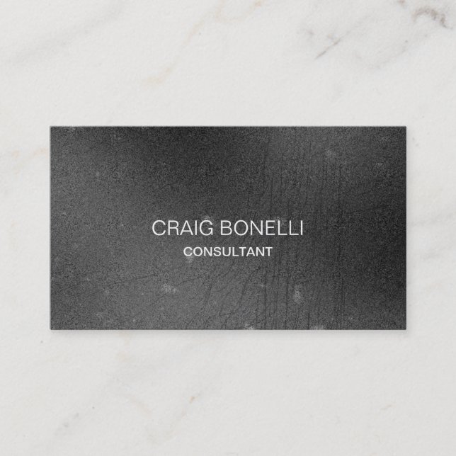 Carte de visite professionnel Motif gris clair (Devant)