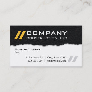 Carte de visite professionnel orienté de trottoir