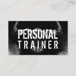 Carte De Visite Professionnel personnel de culturiste d'entraîneu