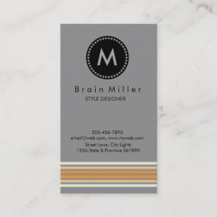 Carte De Visite Professionnel Plain Élégant Moderne Simple