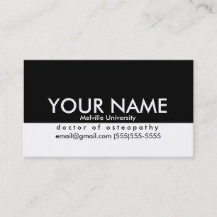 Carte de visite professionnel pour des étudiants