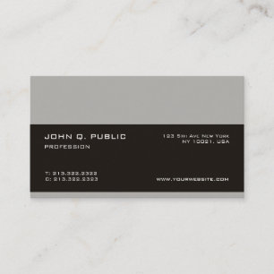 Carte De Visite Professionnel Propre tendance Créatif Moderne Chic
