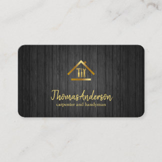 Carte De Visite Professionnel Réparateur de Maison Moderne Homme à