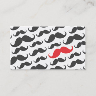 Carte De Visite Professionnel rouge simple gris moderne de