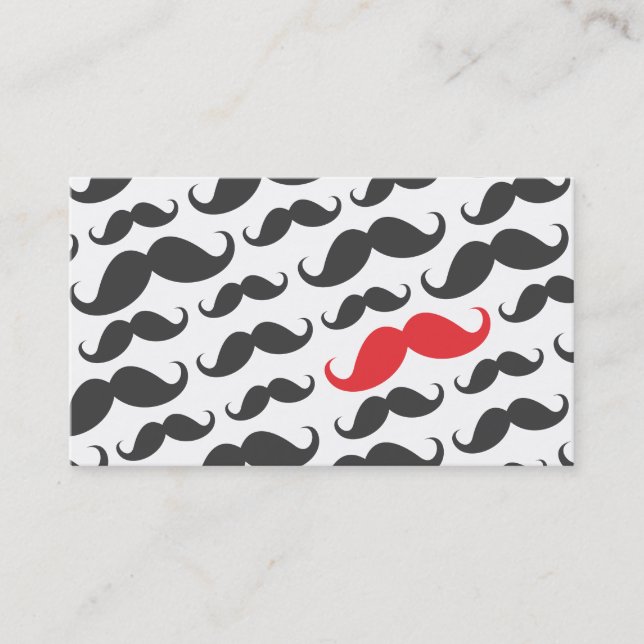 Carte De Visite Professionnel rouge simple gris moderne de (Devant)