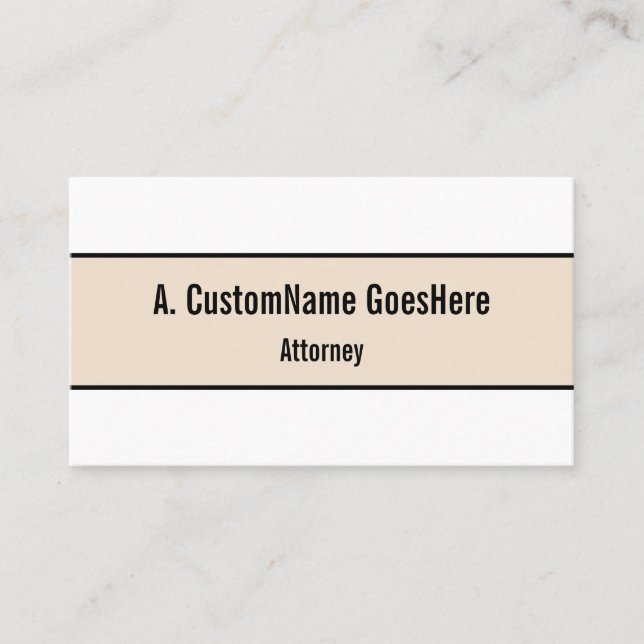 Carte de visite professionnel simple (Devant)