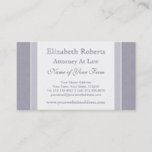Carte De Visite Professionnel simple bleu-clair et blanc élégant