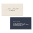 Professionnel Simple Bleu Foncé