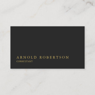 Carte de visite professionnel simple Gris Gris