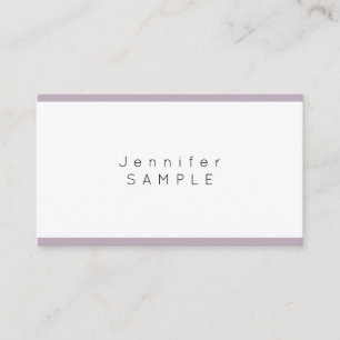 Carte De Visite Professionnel Simple Moderne Design Cool Élégant