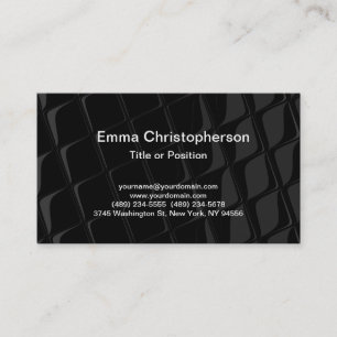 Carte De Visite Professionnel Simple Plat Moderne