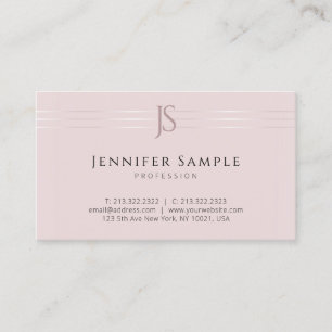 Carte De Visite Professionnel simple simple élégant moderne de