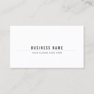 Carte De Visite Professionnel tendance Nettoyage moderne Noir Blan