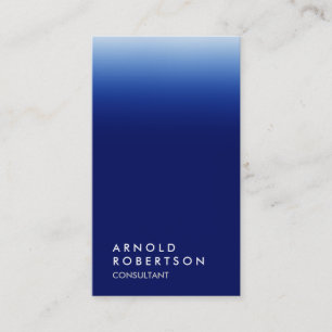 Carte de visite professionnel unique bleu vertical