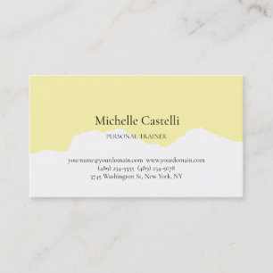 Carte De Visite Professionnel Unique Minimaliste Simple
