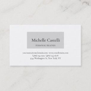 Carte De Visite Professionnel Unique Minimaliste Simple