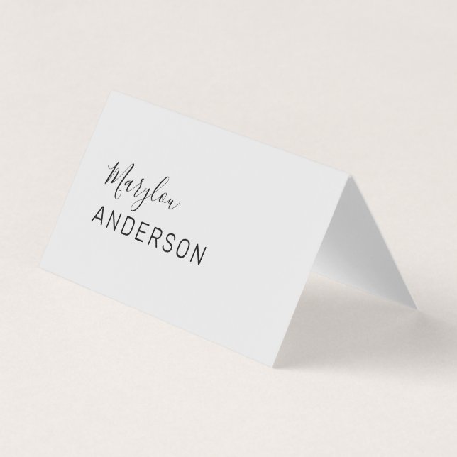 Carte De Visite Professionnel - UNISEX (Devant)