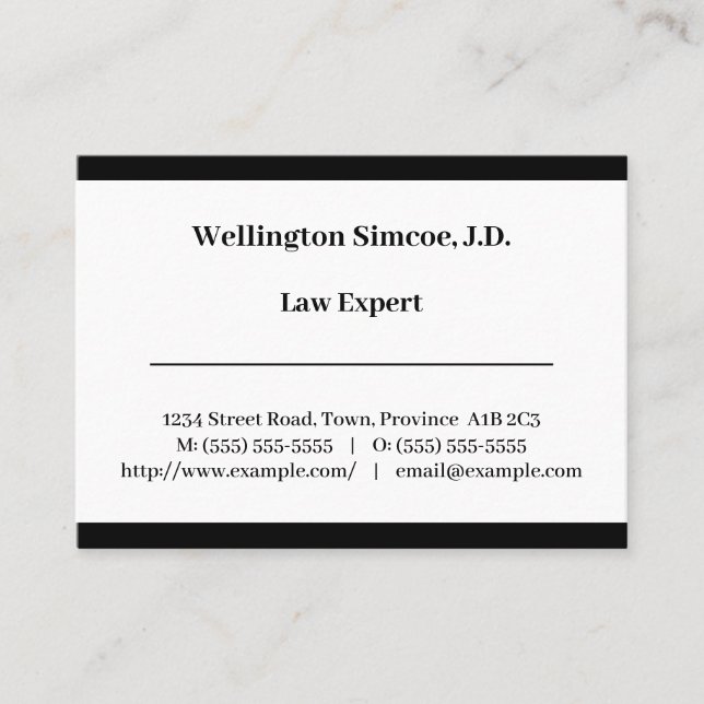 Carte de visite professionnel vintage (Devant)
