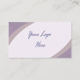 Carte de visite professionnel violet et bleu