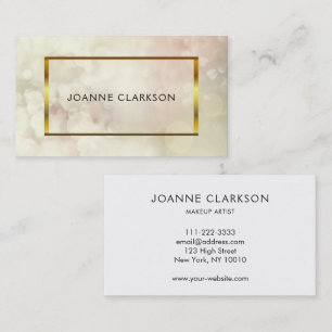 Carte de visite professionnelle à motif chic éléga