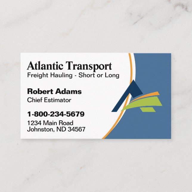 Carte de visite professionnelle avec logo (Devant)