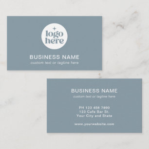 Carte de visite professionnelle avec logo moderne 