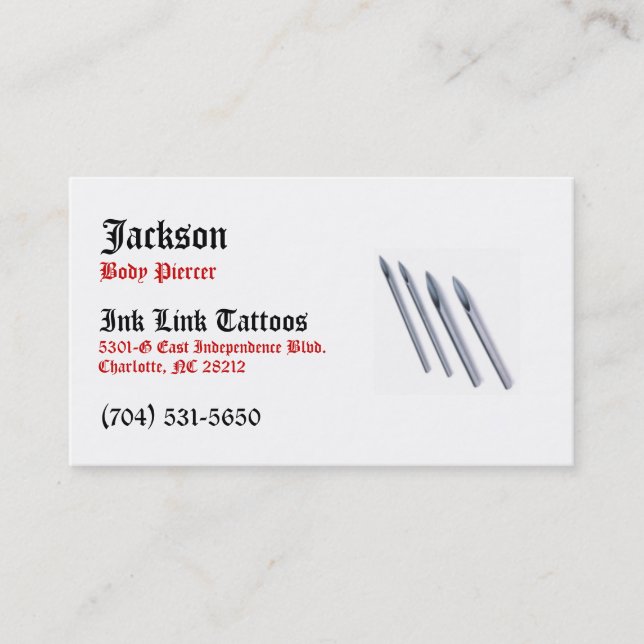 Carte de visite professionnelle de visite #2 (Devant)
