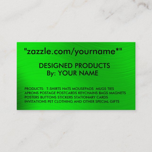 CARTE DE VISITE PROFESSIONNELLE de VISITE de (Devant)