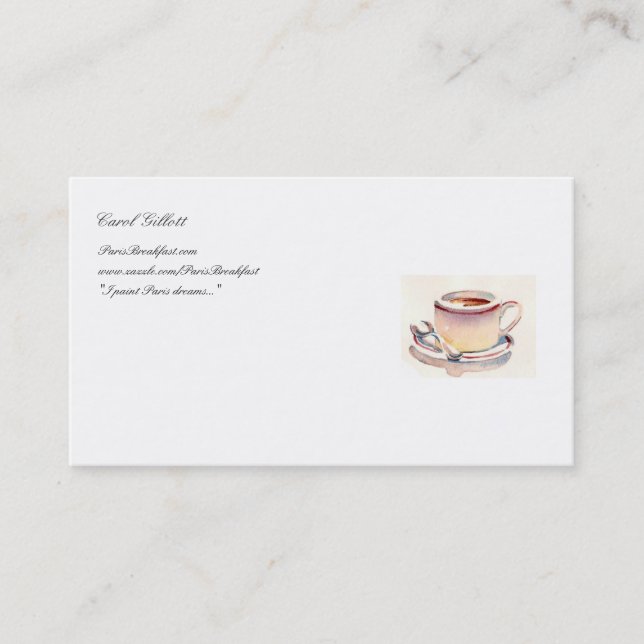 Carte de visite professionnelle de visite de petit (Devant)