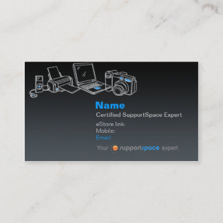 Carte de visite professionnelle de visite experte