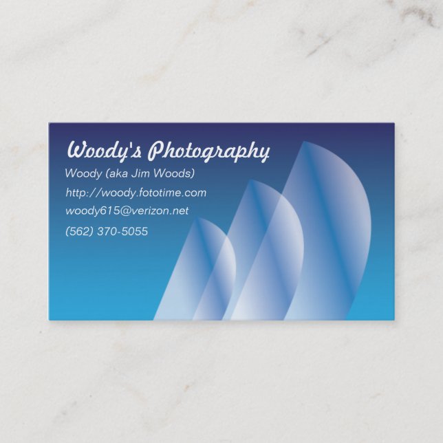 Carte de visite professionnelle de visite faite (Devant)