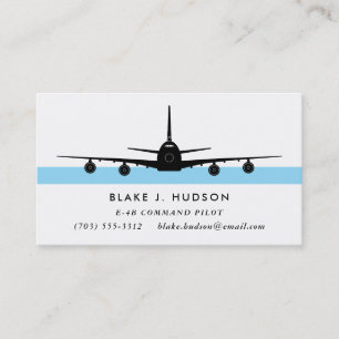 Carte de visite professionnelle E-4B 747 Silhouett
